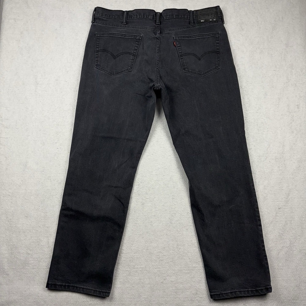 Levi's 541 Jeans Men's 40x32 Athletic Tapered Fit Dark Wash Stretch Workwear